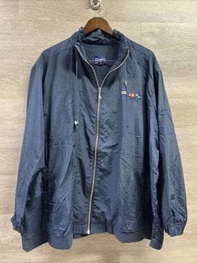 JacketVintage Catalina Sport Jacket, Women’s Size 3X, Navy Nylon Windbreaker, Y2